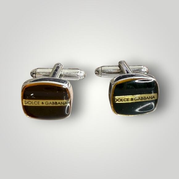 Dolce & Gabbana Men’s Logo Cufflinks - Picture 1 of 4